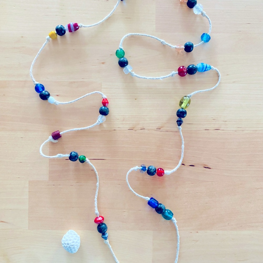 ✨ Long  necklace 🌺 handmade